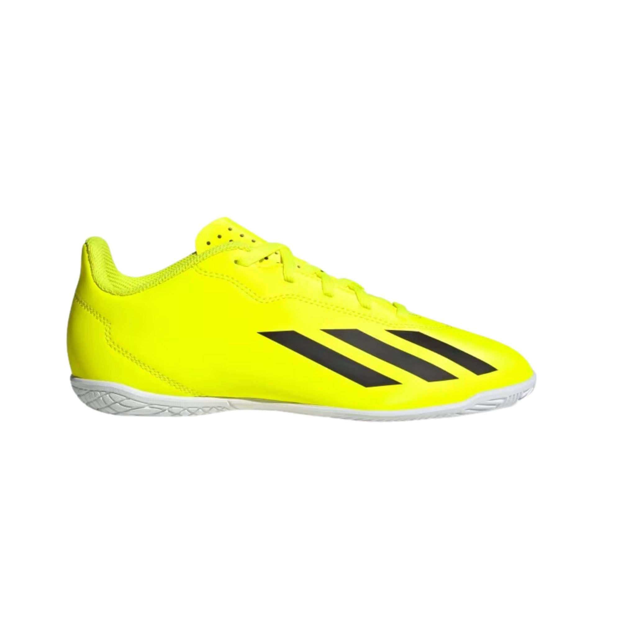 Chuteira Futsal Adidas X Crazyfast Club Infantil - Amarela/Branca