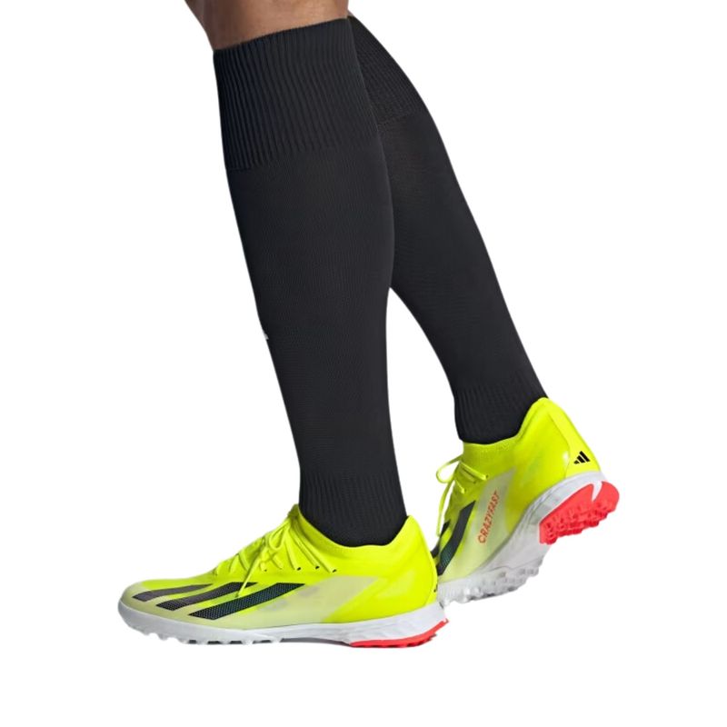 Chuteira-Society-Adidas-Crazyfast-23-Elite-Tf-Masculina---Amarela-Preta