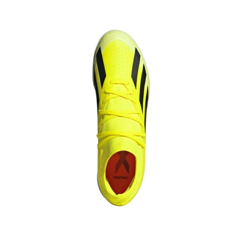 Chuteira Futsal Adidas X Crazyfast League 3 Masculina - Amarela/Branca