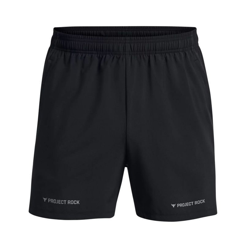 Bermuda-Under-Armour-Project-Rock-5-Woven-Masculina---Preta