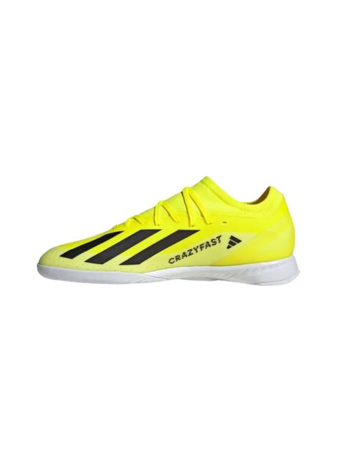 Chuteira Futsal Adidas X Crazyfast League 3 Masculina - Amarela/Branca