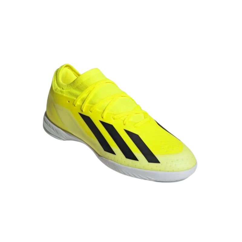 Chuteira-Futsal-Adidas-X-Crazyfast-League-3-Masculina---Amarela-Branca