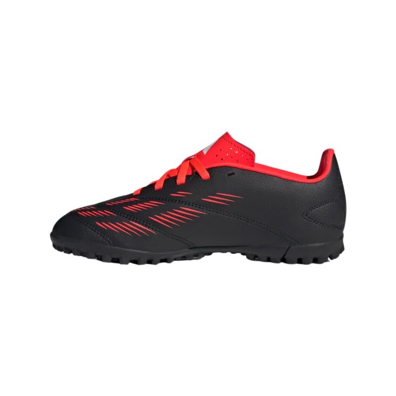 Chuteira-Society-Adidas-Predator-24-Club-Infantil---Preta-Branca