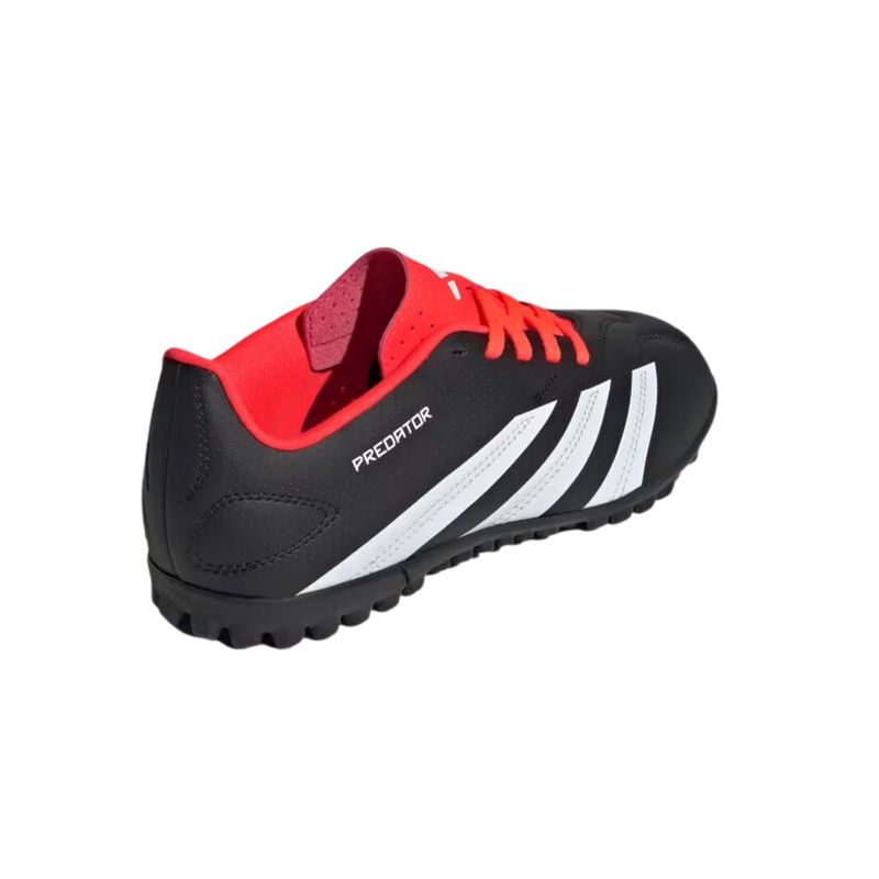 Chuteira-Society-Adidas-Predator-24-Club-Infantil---Preta-Branca
