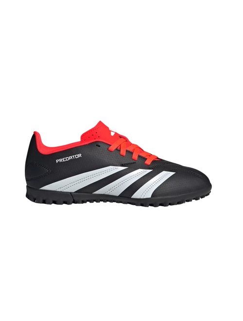 Chuteira Society Adidas Predator 24 Club Infantil - Preta/Branca