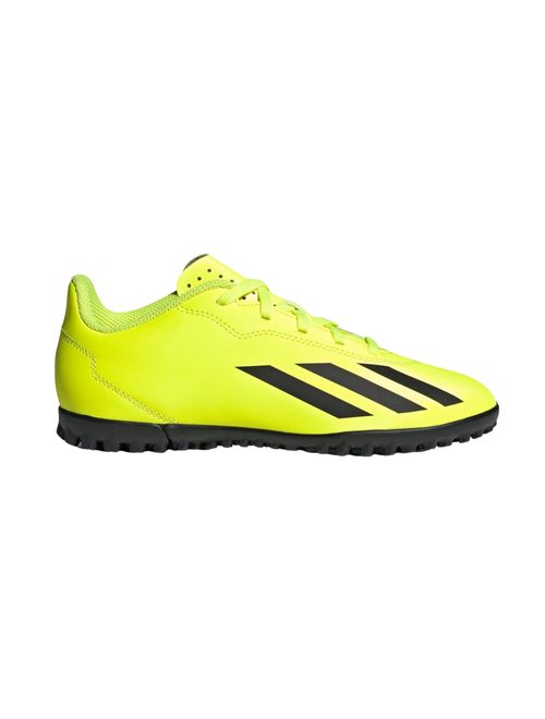 Chuteira Society Adidas X Crazyfast Club 23 Infantil - Amarela/Preta