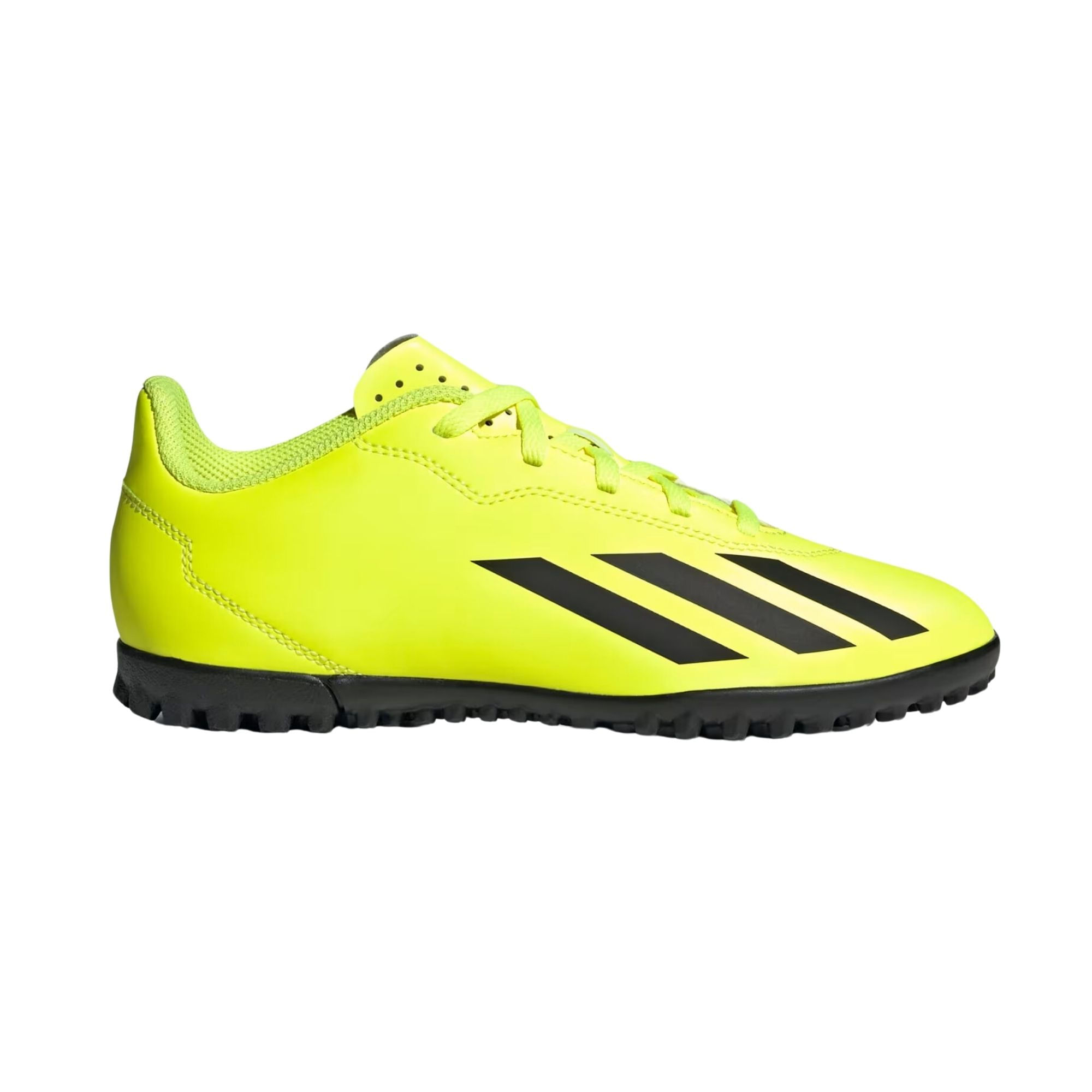 Chuteira Society Adidas X Crazyfast Club 23 Infantil - Amarela/Preta