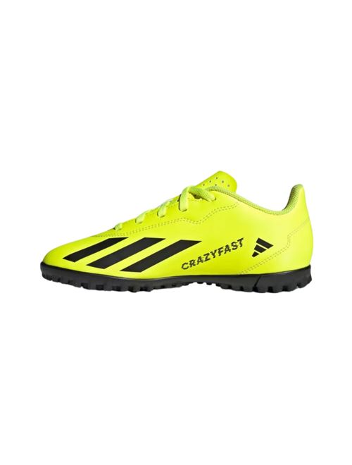 Chuteira Society Adidas X Crazyfast Club 23 Infantil - Amarela/Preta