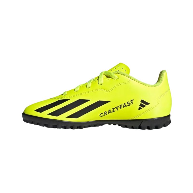 Chuteira-Society-Adidas-X-Crazyfast-Club-23-Infantil---Amarela-Preta