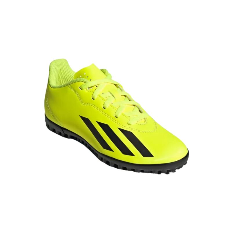 Chuteira-Society-Adidas-X-Crazyfast-Club-23-Infantil---Amarela-Preta