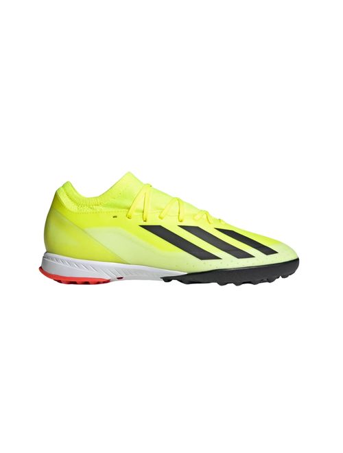 Chuteira Society Adidas X Crazyfast League Masculina - Amarela/Preta