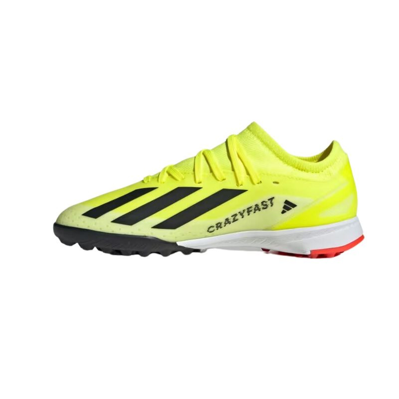 Chuteira-Society-Adidas-X-Crazyfast-League-23-Infantil---Amarela-Preta