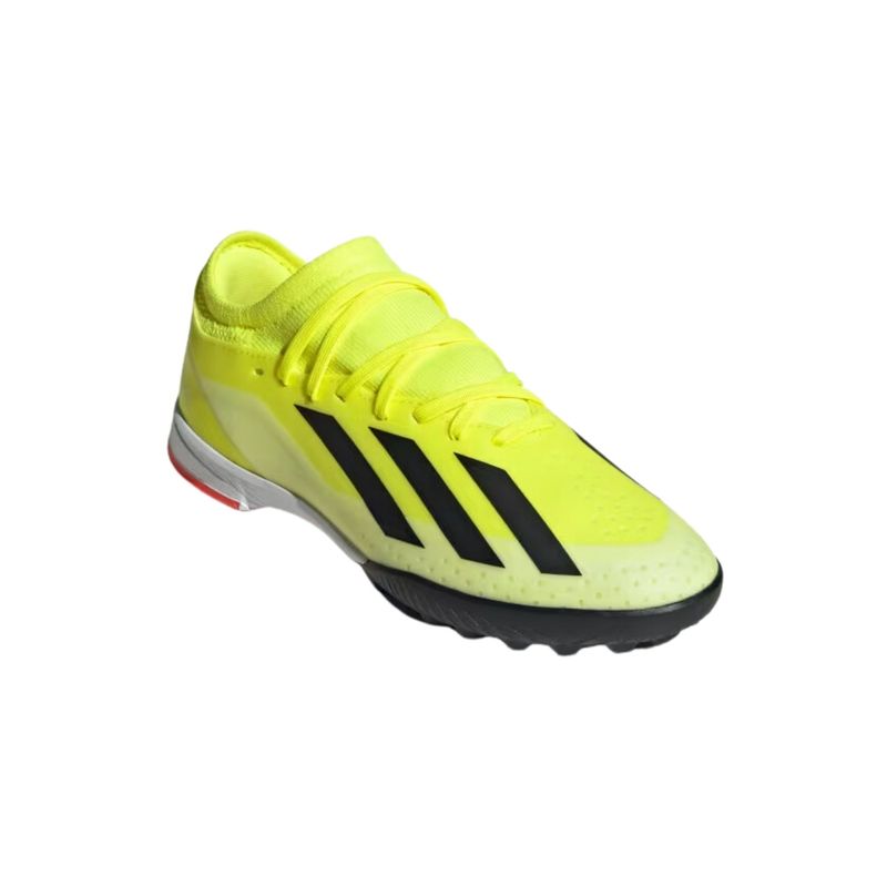Chuteira-Society-Adidas-X-Crazyfast-League-23-Infantil---Amarela-Preta