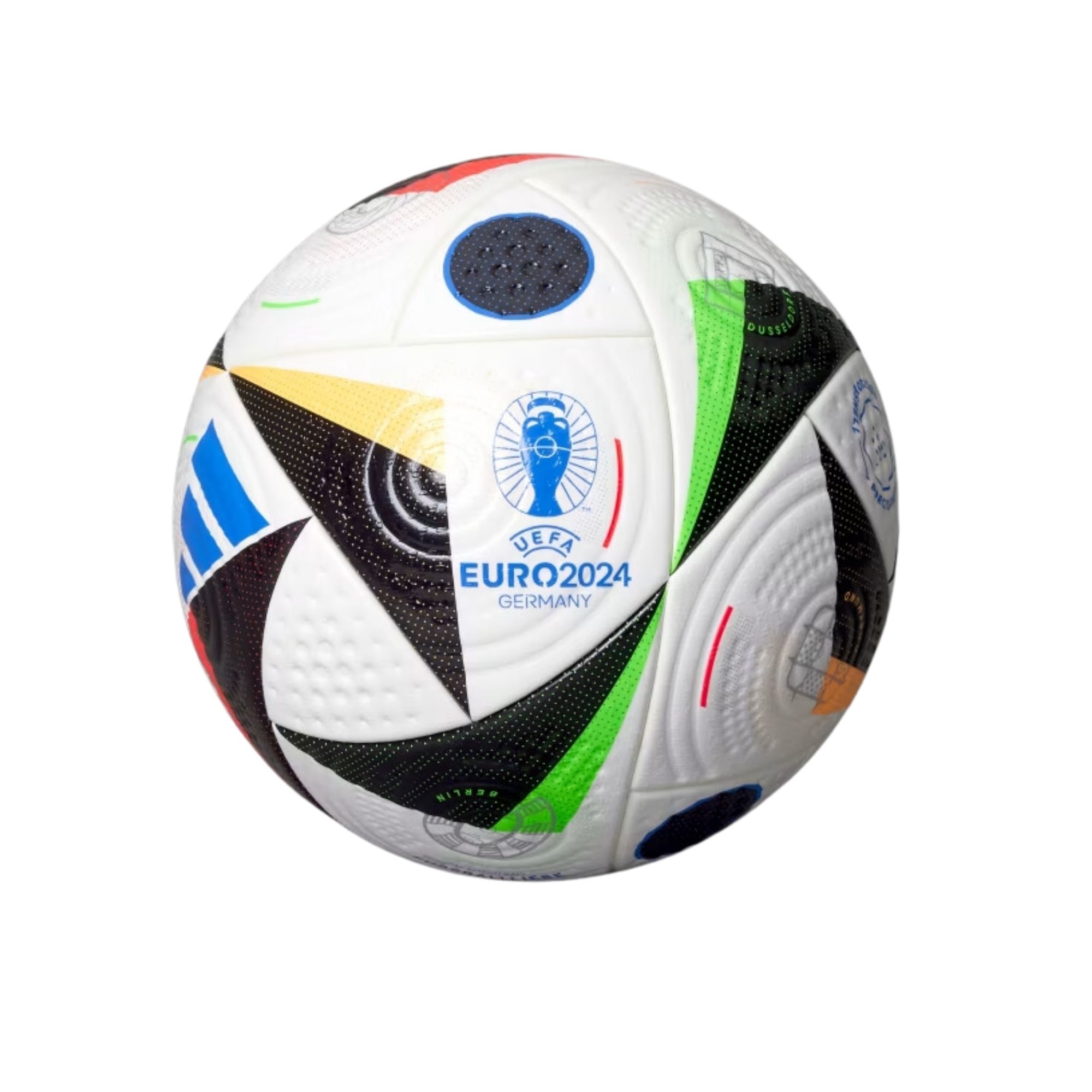 Bola Adidas Euro24 Pro Unissex - Branca/Preta