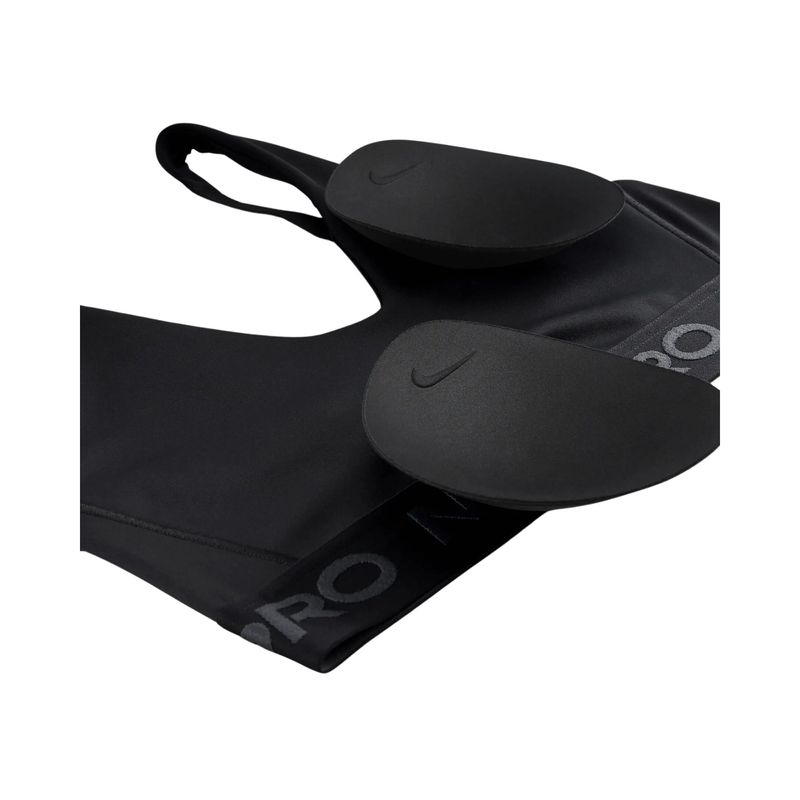 Top Nike Pro Indy Plunge Bra Feminino - Preto