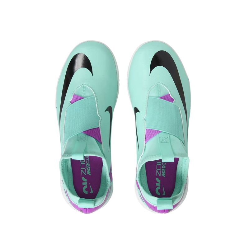 Chuteira-Futsal-Nike-Jr-Zoom-Vapor-15-Academy-Infantil---Verde-Roxo