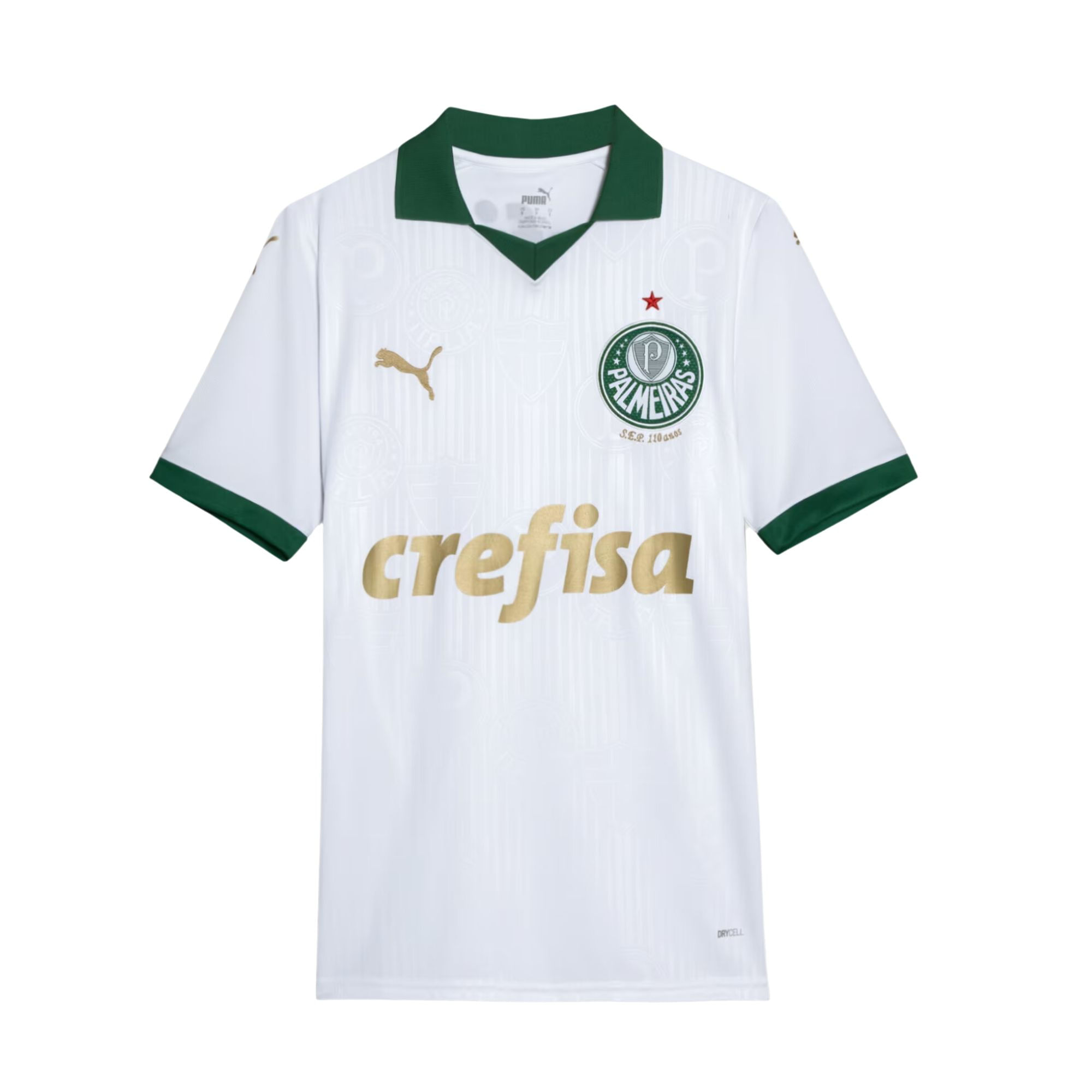 Camisa Palmeiras II 24/25 Puma Infantil - Branca