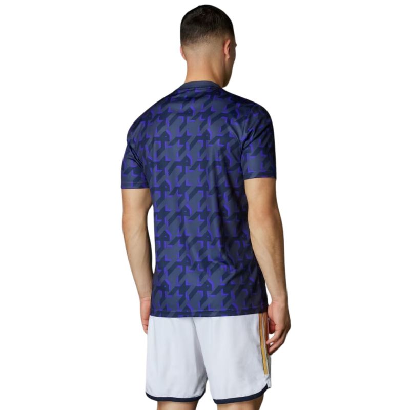 Camisa Real Madrid Adidas Pré Jogo Masculina - Azul/Cinza