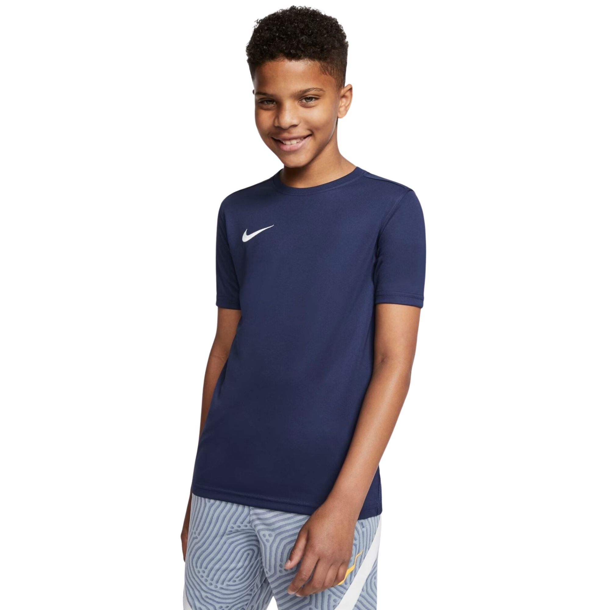 Calça Nike Sportswear Essential Infantil - Preta/Branca - Bayard Esportes