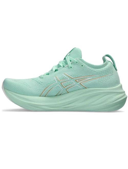 Tênis Asics Gel-Nimbus 26 Feminino - Verde/Dourado