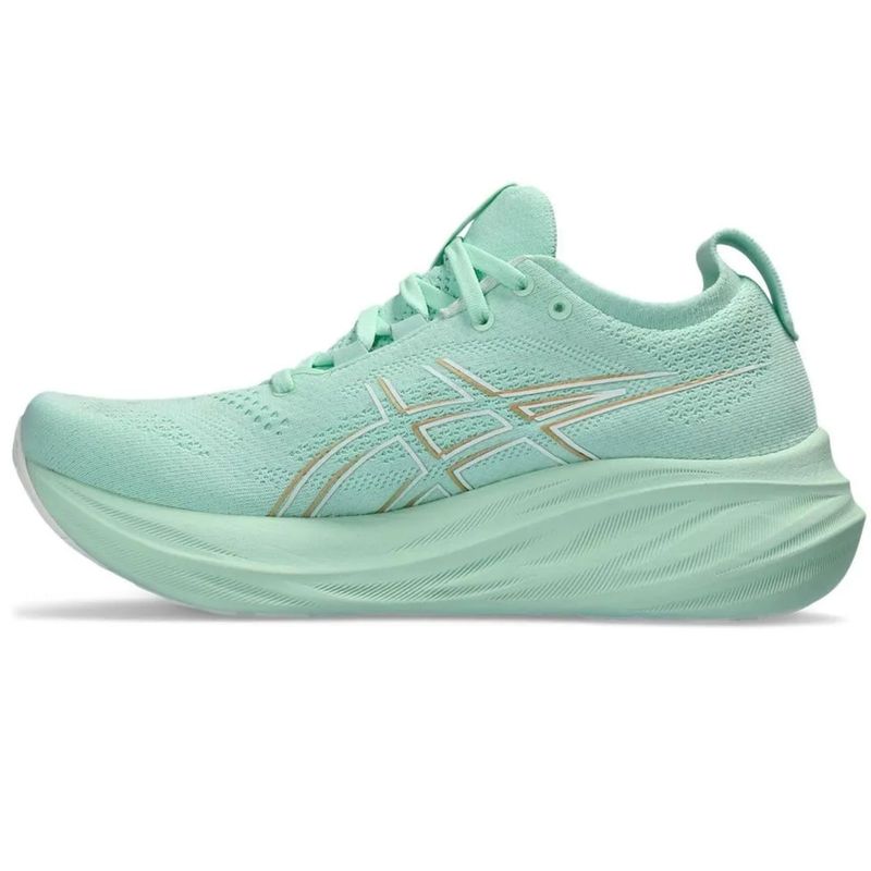 Tenis-Asics-Gel-Nimbus-26-Feminino---Verde-Dourado