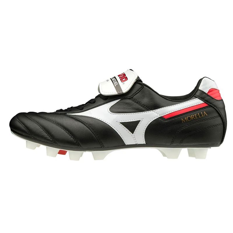 Chuteira-Campo-Mizuno-Morelia-Japan-Md-Masculina---Preta-Branca