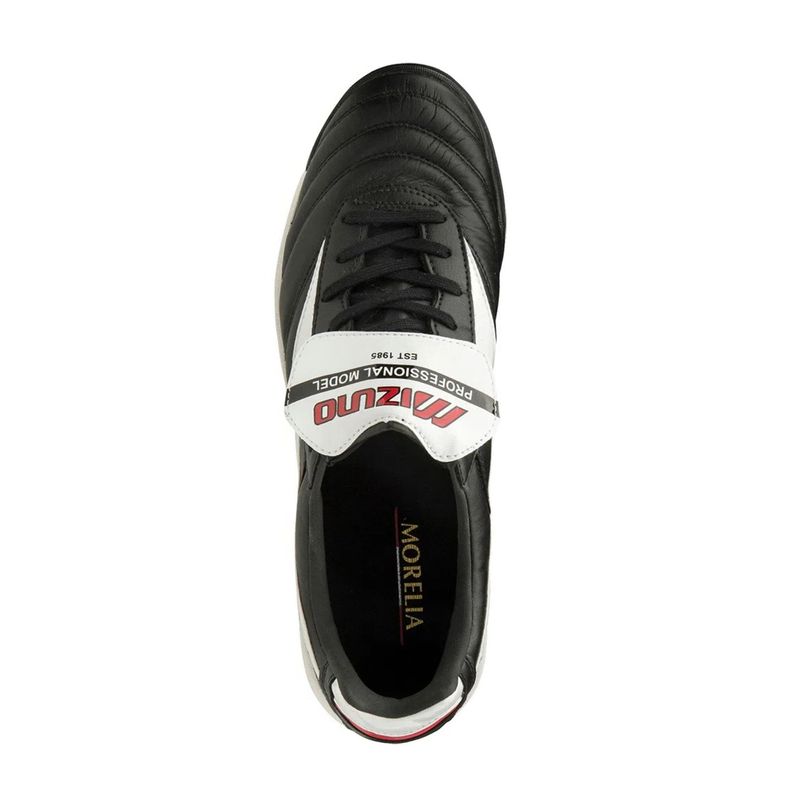 Chuteira-Society-Mizuno-Morelia-Elite-As-II-Pro-Masculina---Preta-Branca