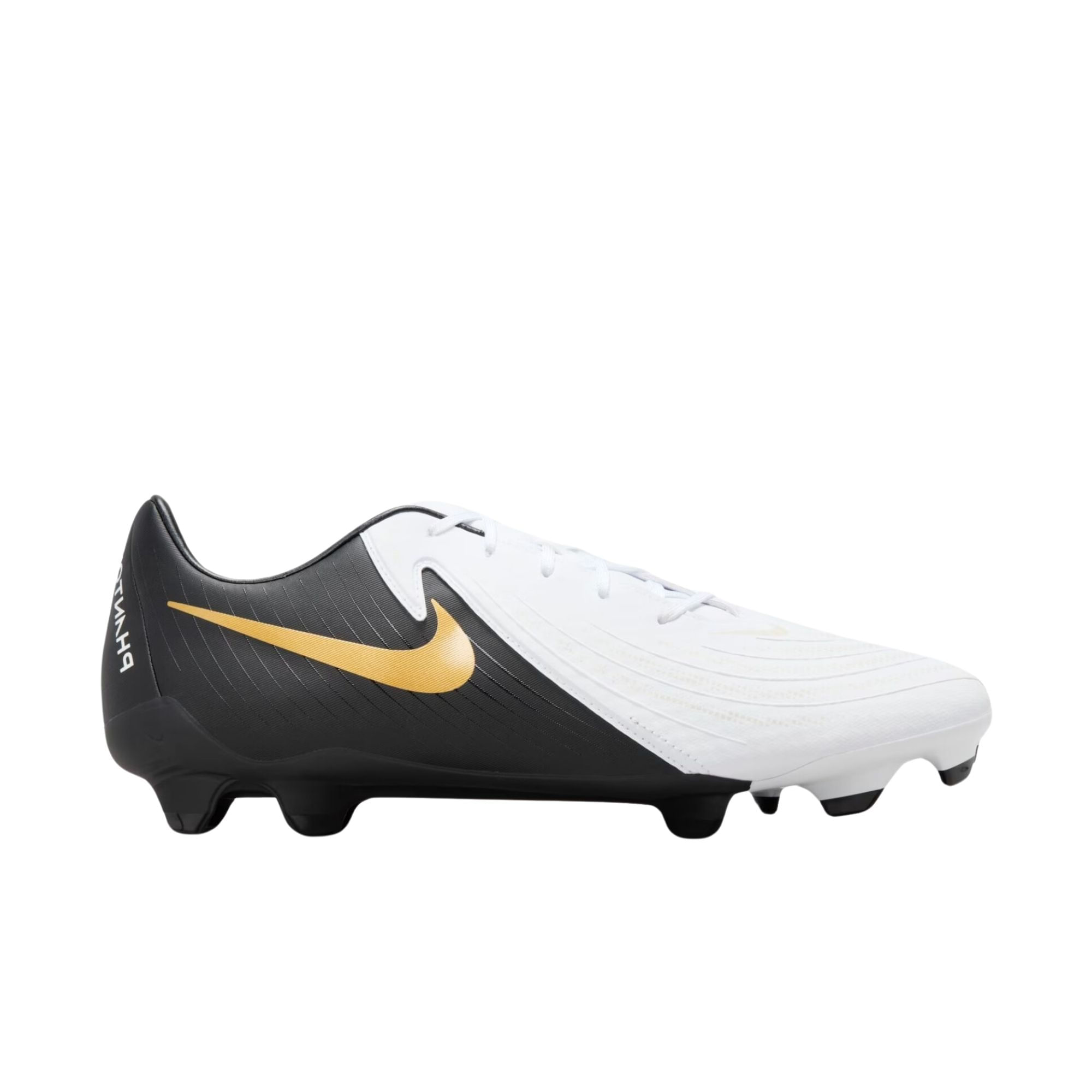 Chuteira Campo Nike Phantom Gx II Academy Masculina - Branca/Preta