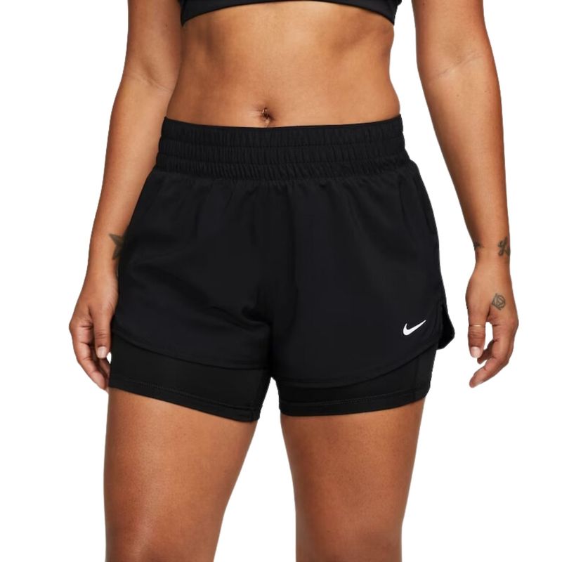 Shorts Nike One Dri-Fit Mr 3In 2N1 Feminino - Preto