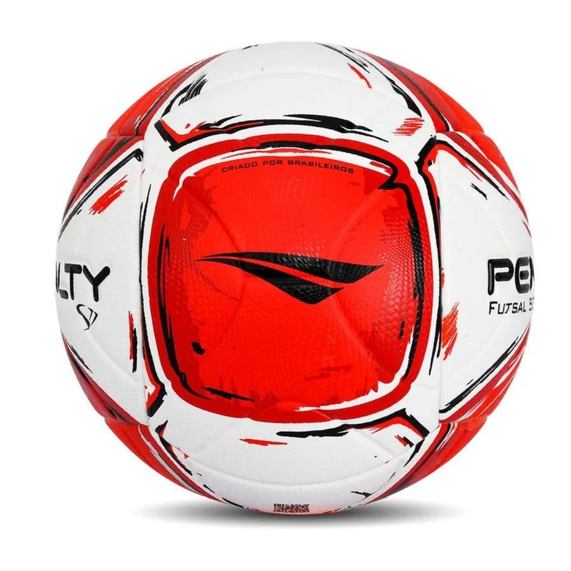 Bola-Futsal-Penalty-S11-R2-Xxiv-Unissex---Vermelha-Branca