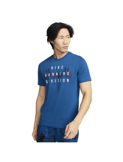 Camiseta Nike Running Division Masculina - Azul