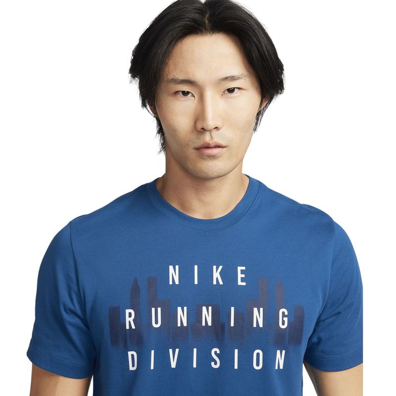 Camiseta-Nike-Running-Division-Masculina---Azul-