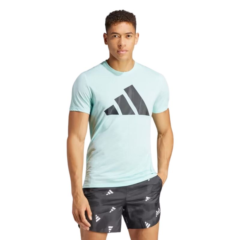 Camiseta  Adidas Brand Love Run It Masculina - Azul