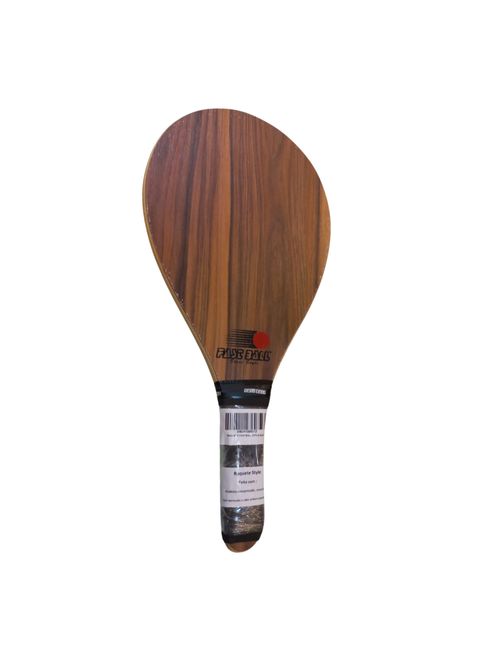 Raquete Frescobol Fast Ball Style Unissex - Madeira Estampa Escura
