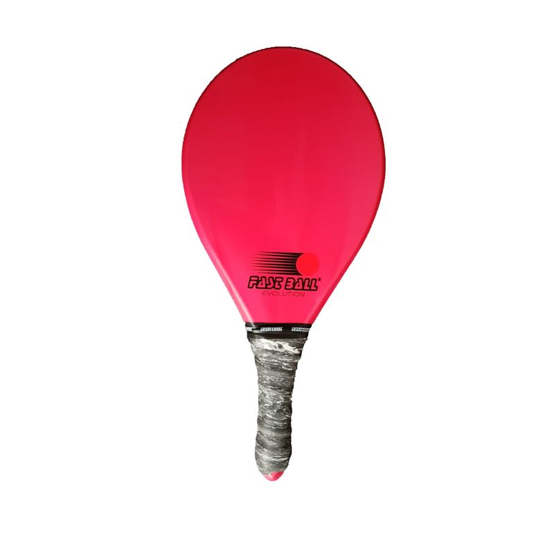 Raquete-Frescobol-Fast-Ball-Evolution-Unissex---Vermelha-