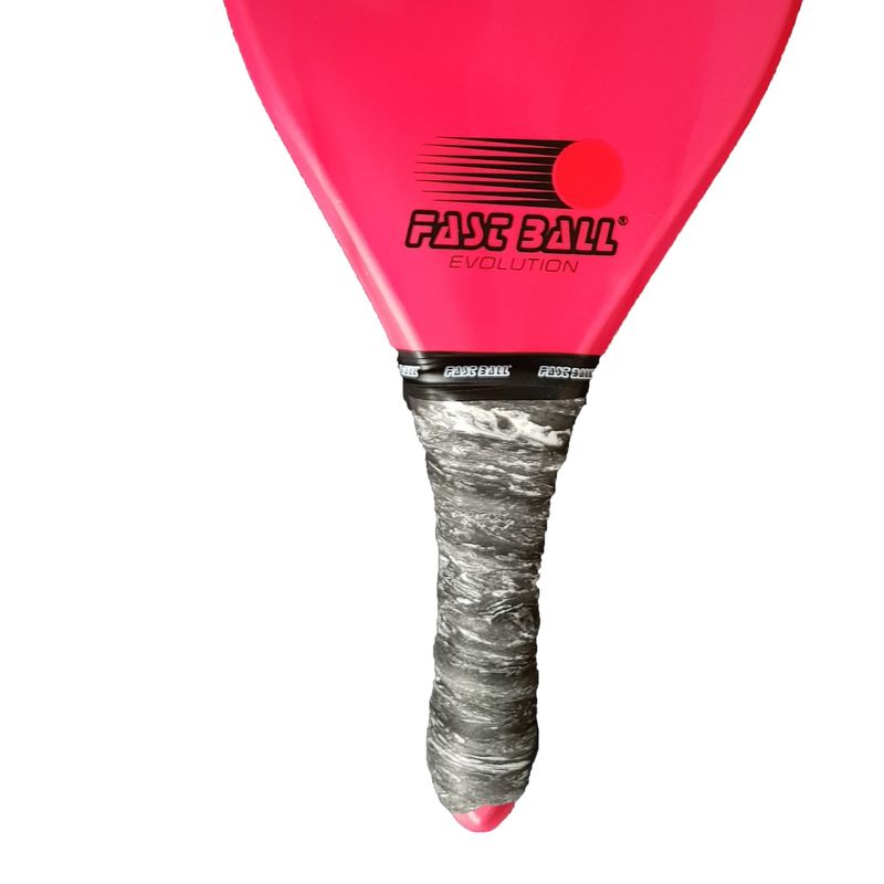Raquete-Frescobol-Fast-Ball-Evolution-Unissex---Vermelha-