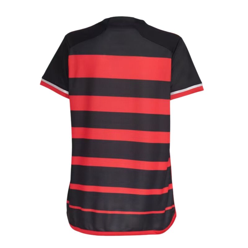 Camisa-Flamengo-I-24-25-Adidas-Feminina---Vermelha-Preta