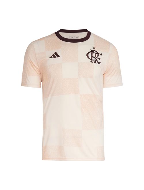 Camisa Flamengo 24/25 Adidas Pre Jogo Masculina - Bege