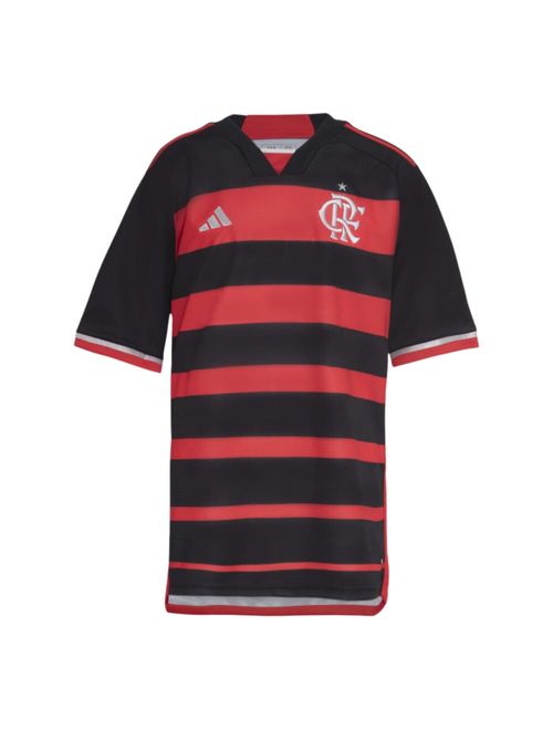 Camisa Flamengo I 24/25 Adidas Infantil - Vermelha/Preta
