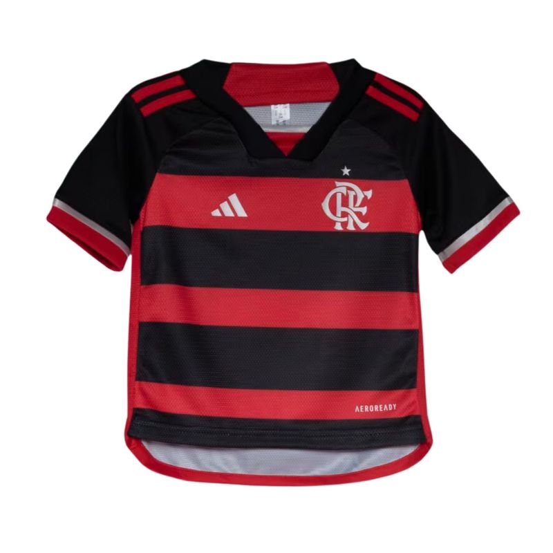 Conjunto-Flamengo-I-24-25-Adidas-Mini-Infantil---Vermelho-Preto