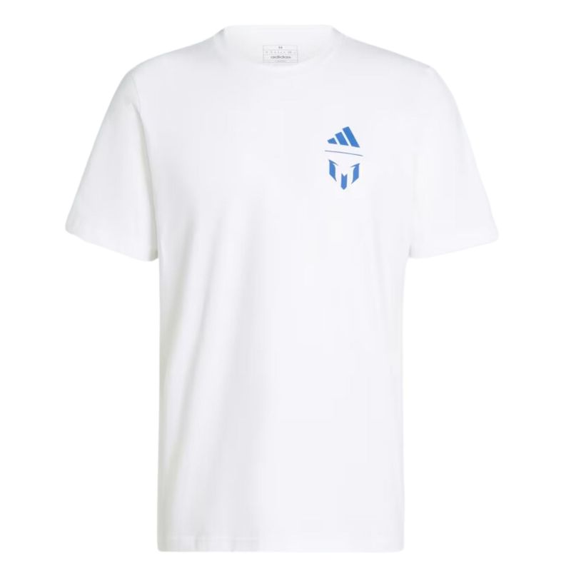 Camiseta Messi Adidas M Grafica Masculina - Branca