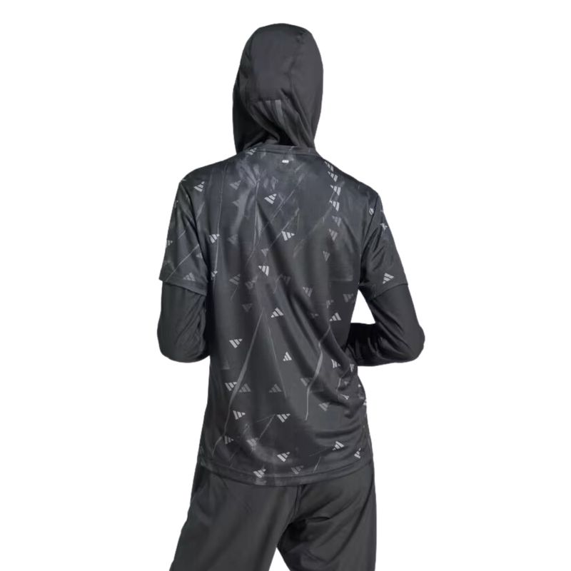 Camiseta Adidas Run It Bl Tee Feminina - Preta