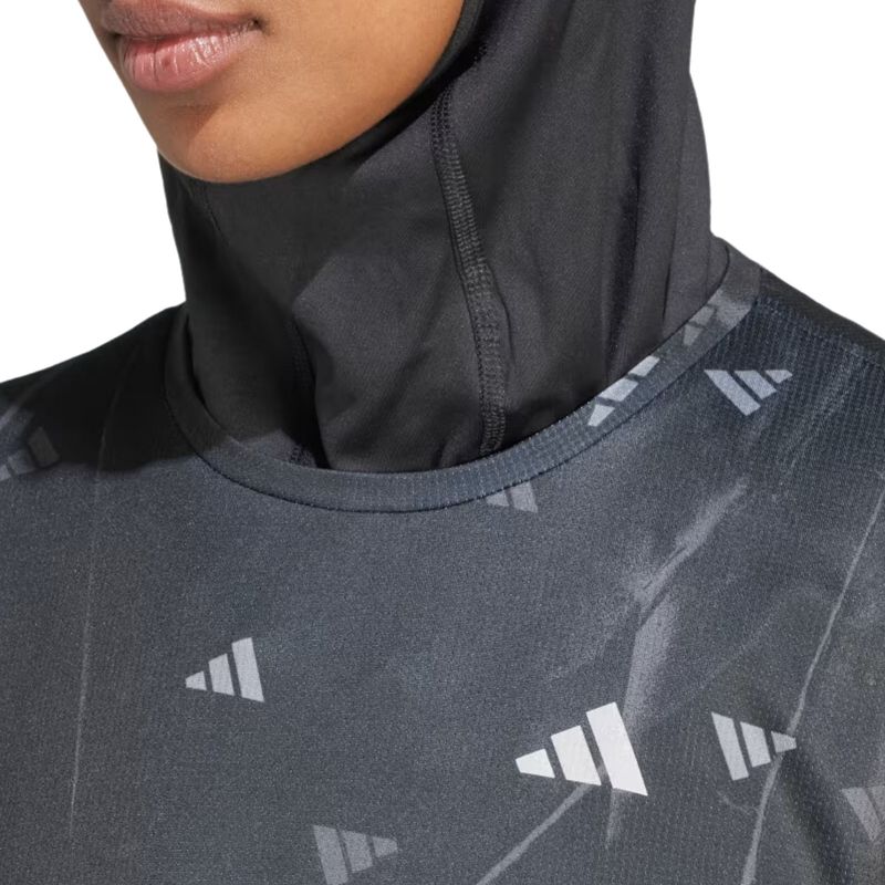 Camiseta Adidas Run It Bl Tee Feminina - Preta