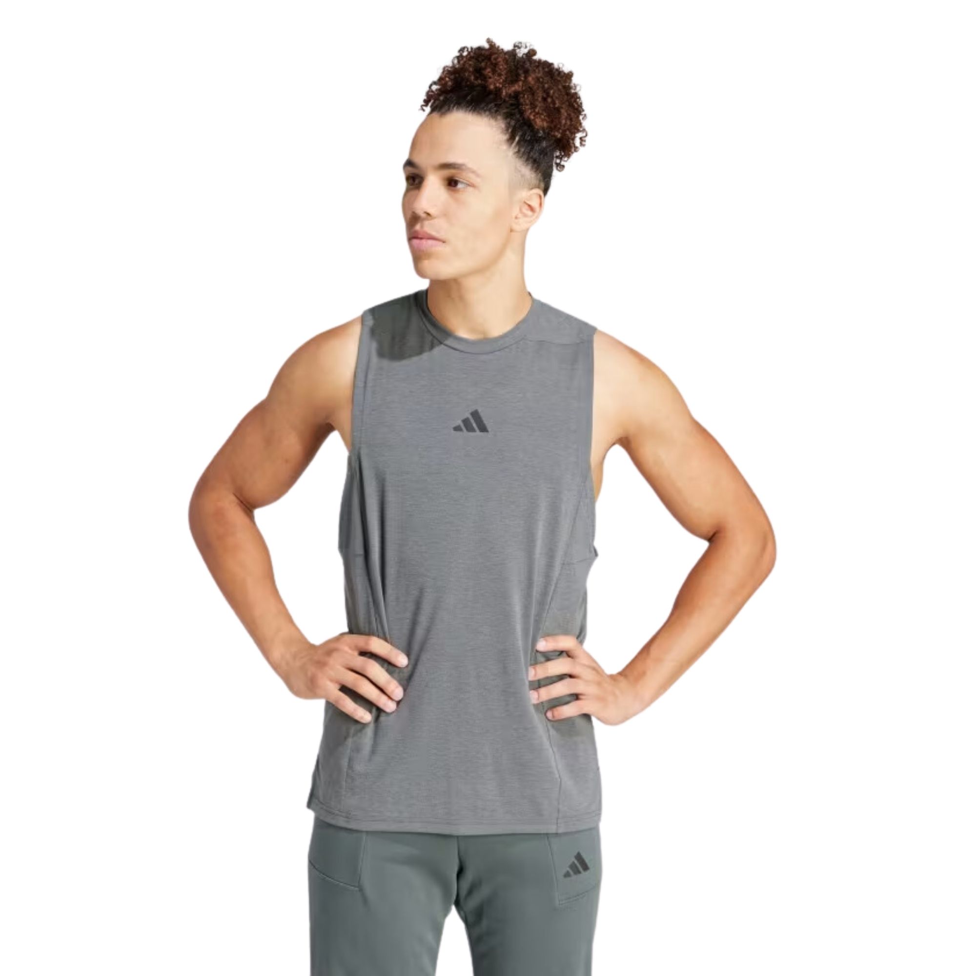 Regata Adidas D4T Tank Designed Masculina - Cinza