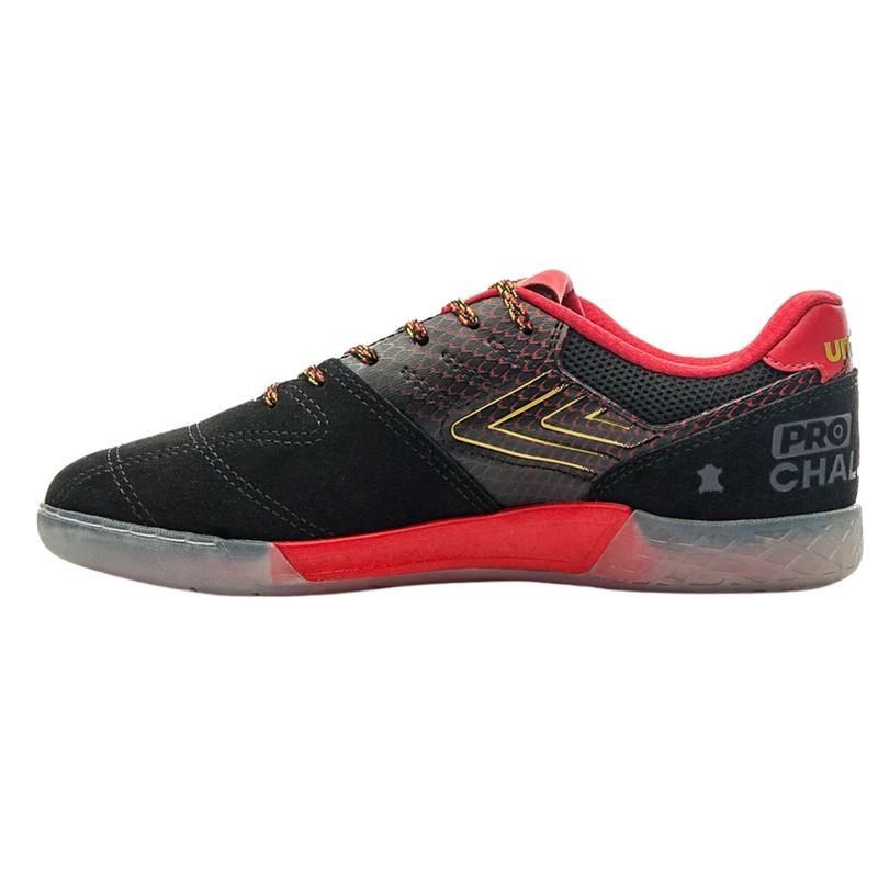 Chuteira-Futsal-Umbro-Challenge-Dragon-Year-Masculina---Preta-Vermelha