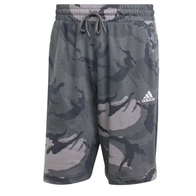 Shorts Adidas Seasonal Essentials Masculino - Cinza Camuflado