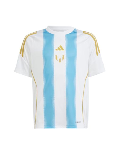 Camiseta Messi Adidas Treino Jsy Infantil - Branca