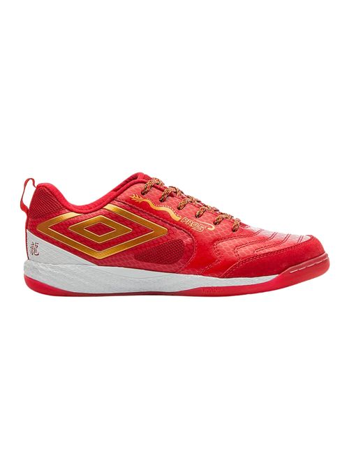 Chuteira Futsal Umbro Pro 5 Bump Dragon Year Masculina - Vermelha