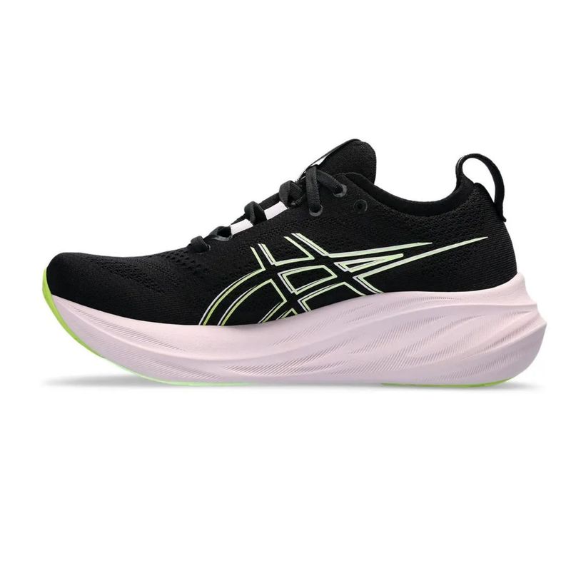 Tenis-Asics-Gel-Nimbus-26-Feminino---Preto-Verde