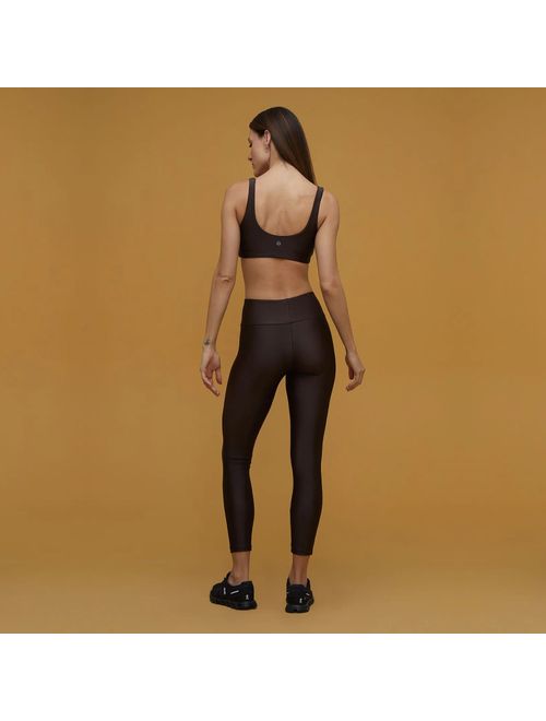 Legging Fitness Barra - Marrom